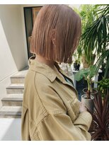 ウォーター 表参道(WATER) ミニボブ カラー 前髪 ショートカット/表参道.南青山