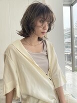 ヘアサロンM 新宿 顔周りレイヤー×シースルーバング