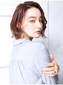 大人可愛い２０代３０代４０代小顔　チェリーブラウンJ4