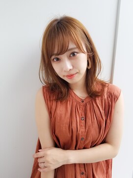 ガーデン オオタカノモリ(garden otakanomori) 抜け感たっぷり大人かわいい外ハネミディアムスタイル