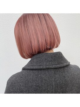 ルッソカナン(Lusso canaan) ミニボブ＊ピンクベージュカラー/30代40代50代