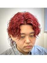 ササ(33) ウルフセンターパートツイストスパイラルパーマ