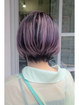 トップシェイプ(TOP SHAPE) 外国人風バレイヤージュ、ハイライトカラーアッシュグレージュ