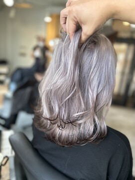 ラフ 難波店(LAFF) #黒髪#ボブルフ#ネビージュ#小顔#ワンレン