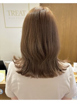 トリート 南行徳本店(TREAT) ブリーチなしミルクティーベージュ♪/南行徳