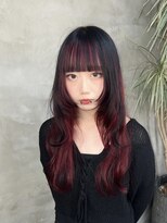 キイ 原宿 表参道(K.e.y)&nbsp;デザインカラー/シャギーウルフ