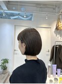 切りっぱなしボブ［表参道/髪質改善/ハイライト］