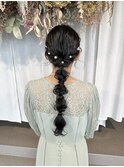 結婚式ヘアセット♪yu