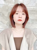 サンド ミュウ 横浜店(sand mieu)&nbsp;レイヤーカット/デザインカラー/ダブルカラー/ボブ/前髪/横浜