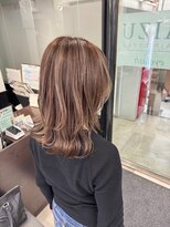 アイズ 本厚木(AIZU)&nbsp;白髪ぼかしハイライト シナモンベージュ