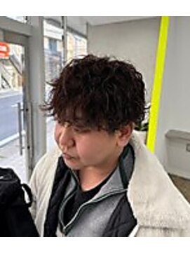 エッジ ヘア メイク(edge hair +make) メンズ/スパイラルパーマ/ツイストパーマ/ニュアンスパーマ/流山