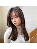 人気No.1＊カット＋髪質改善カラー＋Auｊuaトリートメント￥17,600→￥15,862