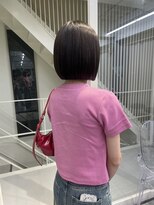 ウル 表参道(HOULe)&nbsp;艶髪ベージュ髪質改善ボブ顔まわりレイヤー20代30代40代[表参道]