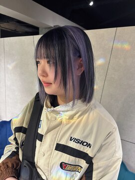 ニーナ ビューティーサロン(NINA Beauty Salon) 黒染め前のデザインカラー