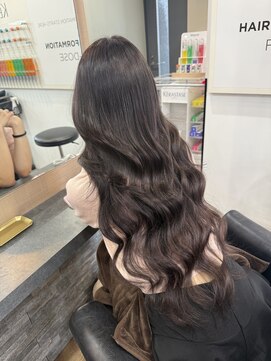 ラピス 横浜(Lapis) ブラウンカラースーパーロングエクステ