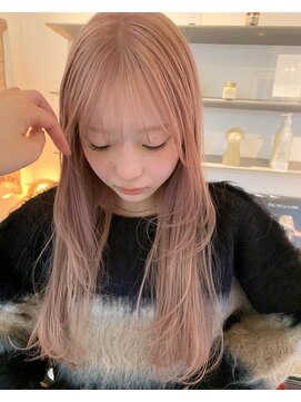 ラボ(Ravo) ピンクベージュ×レイヤーカット