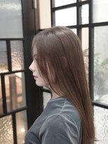 ディジョン 自由ヶ丘(Dijon)&nbsp;韓国顔まわりレイヤーカットグレージュオリーブベージュブラウン