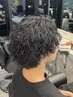[メンズカット]＋[ケアパーマ]+[クレンジングヘッドスパシャンプー]