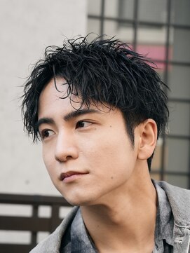 フィフス 渋谷(fifth) 渋谷スパイキーパーマツイストスパイラル大人ショート短髪パーマ