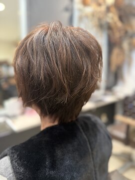 60代からの若見えカットカラー