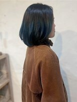 キャンバス(CANVAS)&nbsp;20代30代40代｜黒髪から楽しむディープブルーグラデーション