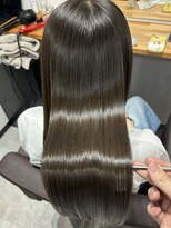 ライア 吉祥寺北口店(laia) laia髪質改善xオリーブグレージュ【髪質改善laia吉祥寺美容室】