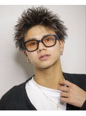 MEN’S HAIR/波巻きツイストスパイラル/リバースセンターパート