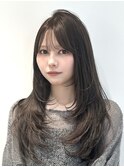 天神大名今泉ロングレイヤー韓国風くびれ巻き髪小顔透明感ヘア