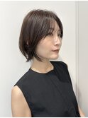 大人ショートボブ/20代30代40代50代/岡野亘希