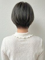 カバーヘア ブリス 戸田公園西口店(COVER HAIR bliss)&nbsp;丸みクールショート/アッシュグレー/20代30代春カラーp戸田公園