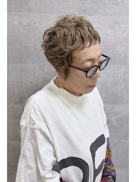 コワフュールトーリ フジグラン店(COIFFURE TORI) 大人ショート × ふんわりニュアンスパーマ