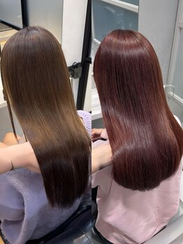 ファイブ ノーヴル カラット(5 Noble ct.)の写真/カラーをもっと綺麗に見せる、潤う透明感hairに。まとまりと柔らかさを実感できるトリートメントが人気