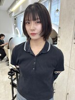 ネモネ バイ ミリー 梅田茶屋町(nemone by milly)&nbsp;顔周りレイヤーボブ