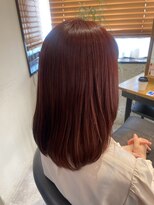 ヘアリゾート粋 トゥジュ 池袋東口店(tujuh) ブラウンレッド/艶髪/透明感カラー