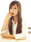 ストレートで大人女子の愛されロング ストレート【小岩】