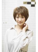 似合わせカットで小顔に！エアリーショート