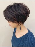 【直毛解消】立体感くびれショート×ボタニカルデジタルパーマ