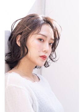 アメリ 新宿(Ameri) Ameri 大人ゆるふわモダンボブ イルミナカラー 【新宿】