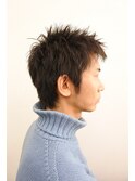 30代40代50代ナチュラル束感ブラウン前髪あり爽やか