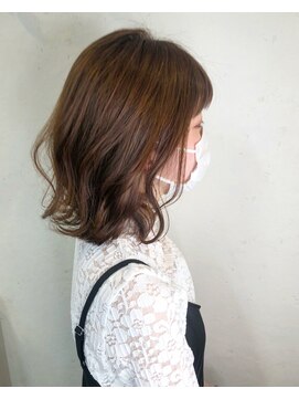 ネコ 稲毛(neco) 明るめベージュブラウン【稲毛/稲毛駅/縮毛矯正/千葉/千葉駅】