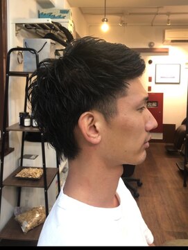 ワンイレブン 新橋銀座口(ONE_ELEVEN) ＃ビジネスメンズカット＃パーマスタイル＃スパイラルパーマ