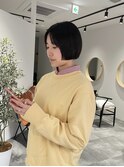 《SAYAKA》シンプルお洒落なミニボブ