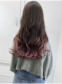 ラベンダーピンクグラデーションカラー