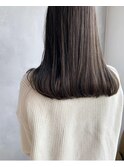 [kichi.] セミロング×くすみベージュ