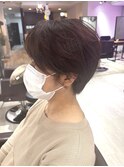 大人ショート×艶ブラウンカラー【シン】