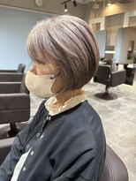 ブルー(blue)&nbsp;グレイヘアー　アンブレラカラー