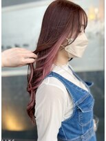 ミック ヘアアンドメイクアップ 直江津店(miq Hair&Make up)&nbsp;N.カラーピンク×インナーカラー