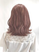 ヨンセンチメートル 金沢駅西店(4cm)&nbsp;ピンクベージュ外ハネボブ