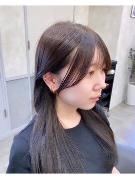 ロンドアヴァントゥス 池袋(Lond aventus) 韓国レイヤー/韓国風/ボブ/髪質改善/黒髪/ブリーチなし〔池袋〕