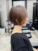 30代40代50代ショートカットショートボブ前髪長め上品ショート